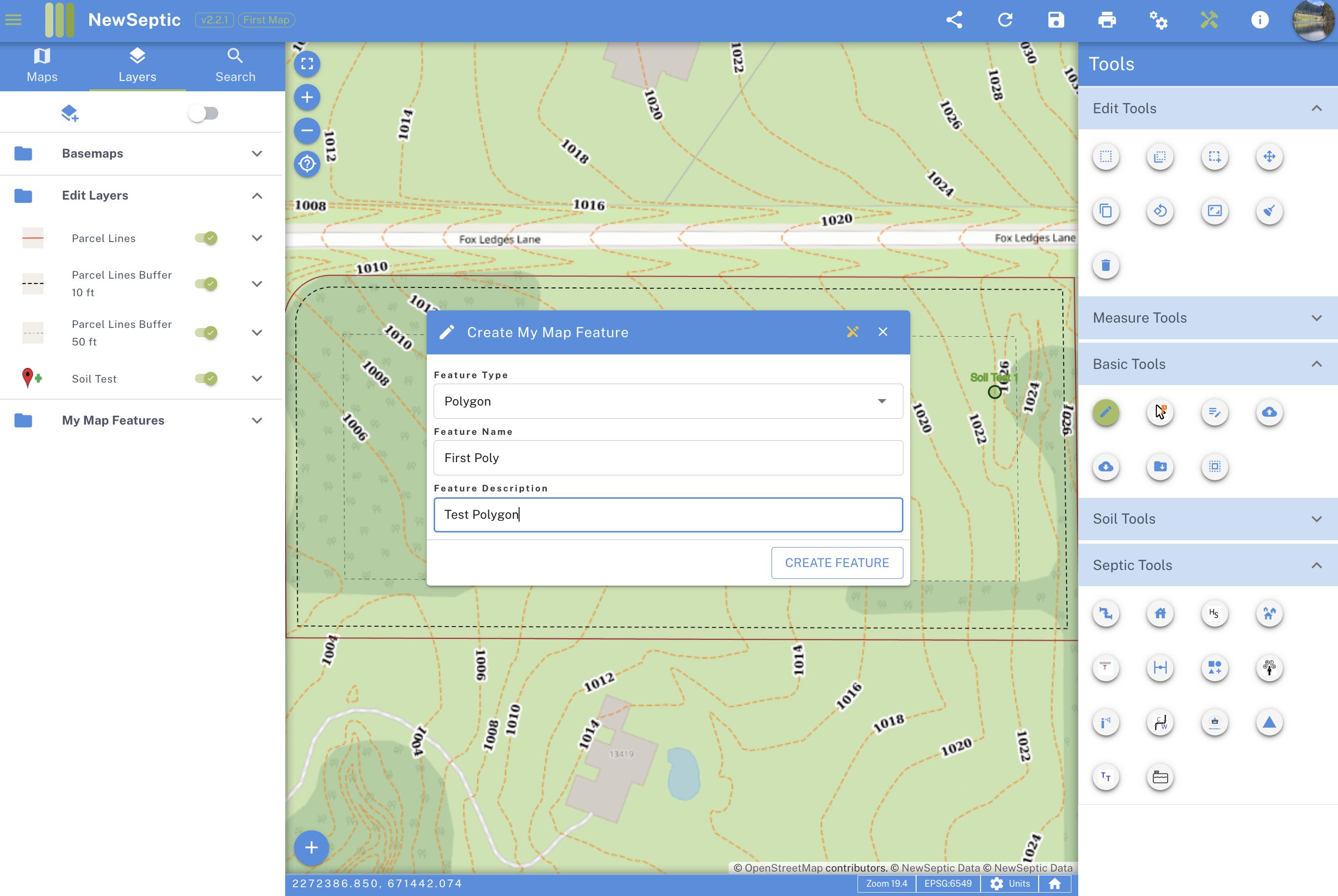 landplan map septic design