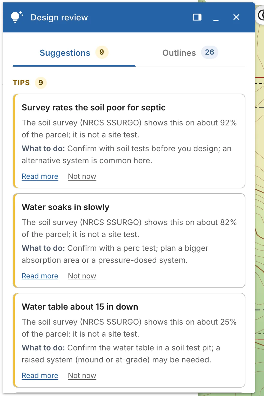 Design review: the tips, each with what to do