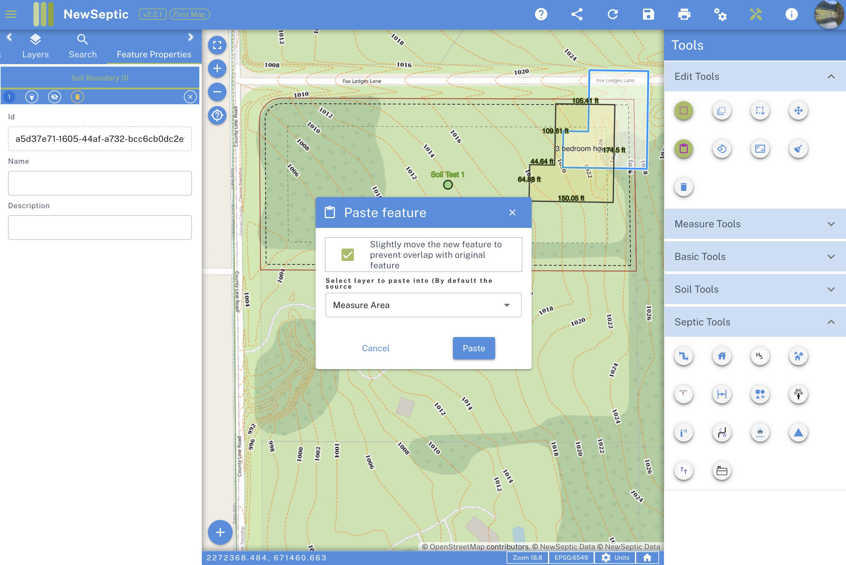 landplan map septic design